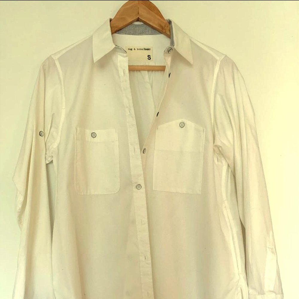 Rag and Bone White Shirt